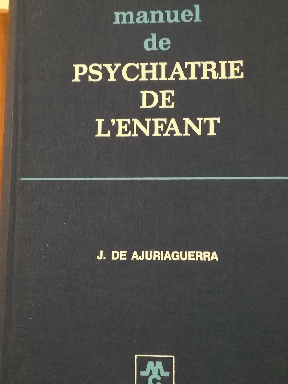 Manuel de Psychiatrie de l'enfant | Immagine principale