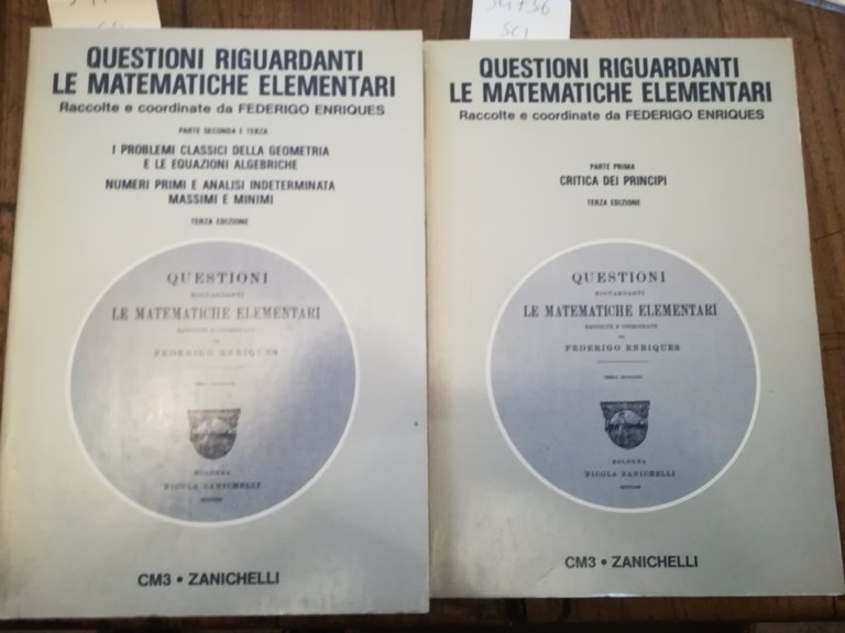Questioni riguardanti le matematiche elementari raccolte e coordinate da Federigo … | Immagine Gallery 2