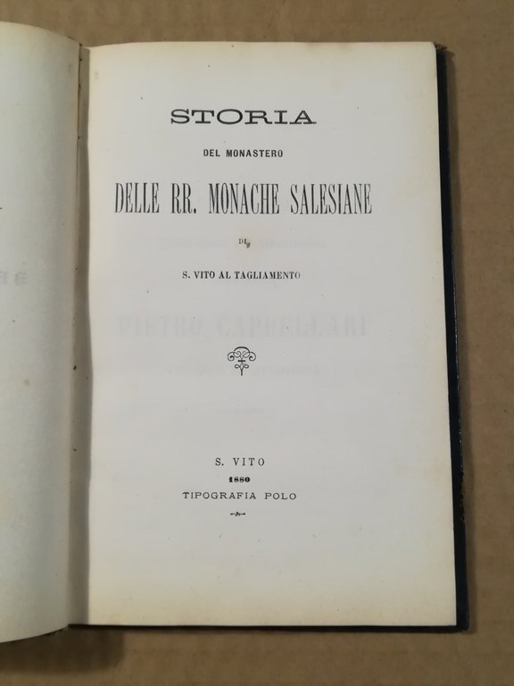 Storia del Monastero delle RR. Monache Salesiane di S. Vito … | Immagine Gallery 1