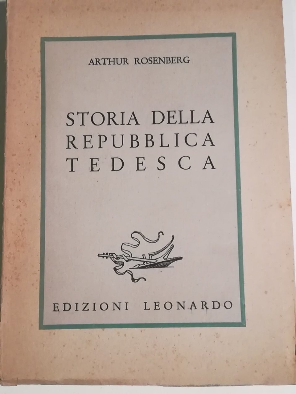 Storia della Repubblica Tedesca. Introduzione di Wolf Giusti | Immagine principale