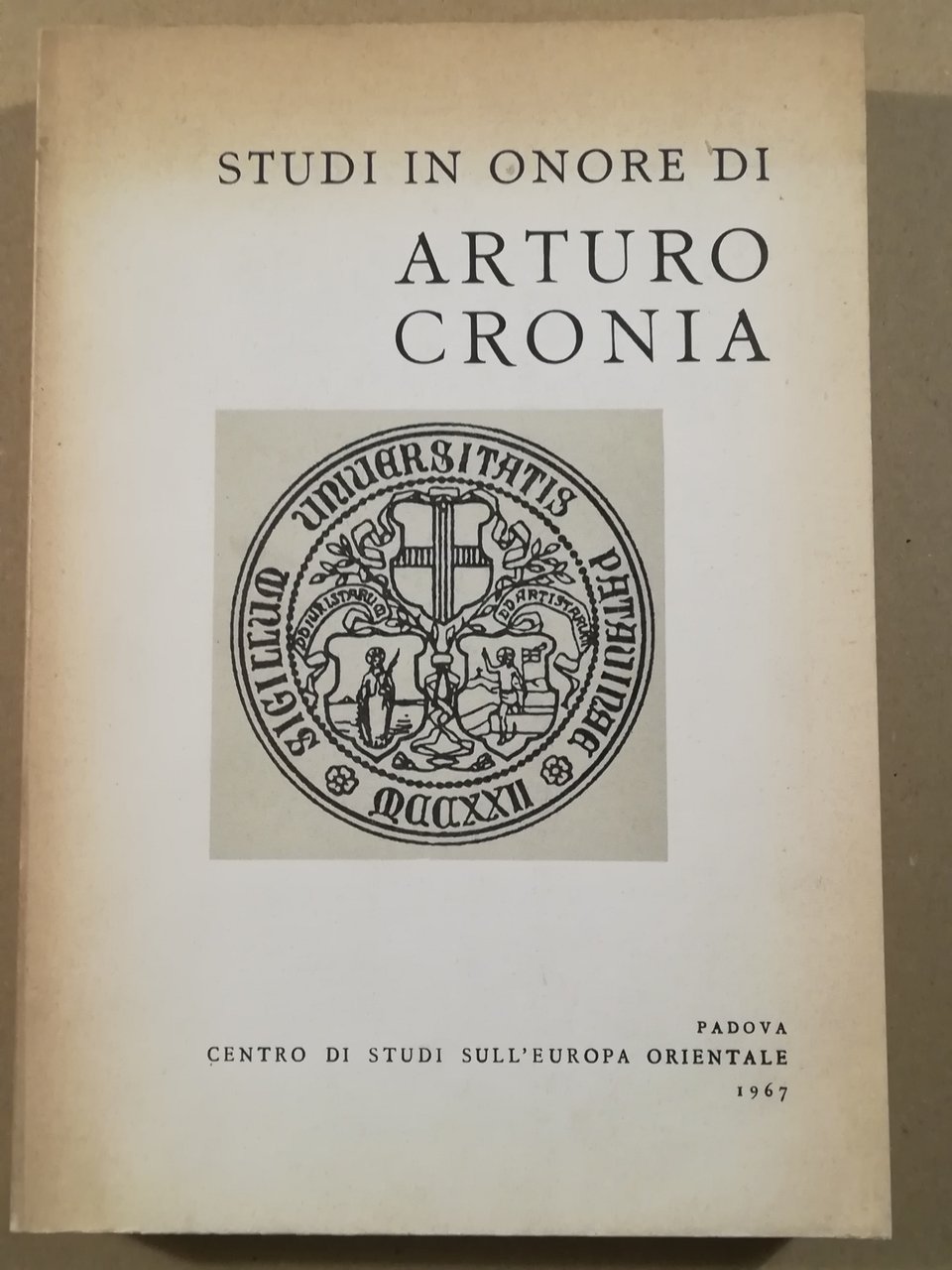Studi in onore di Arturo Cronia | Immagine principale