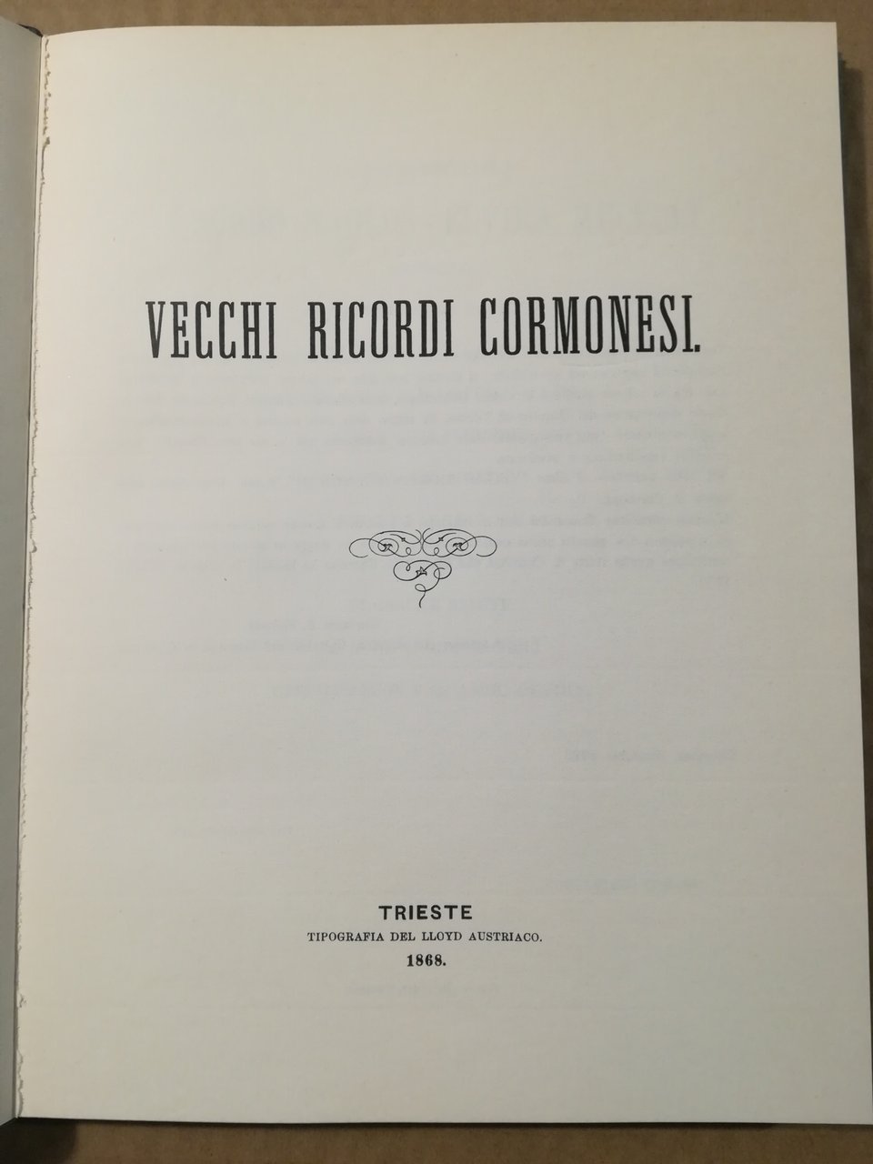 Vecchi ricordi cormonesi | Immagine principale