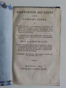 PIANTAZIONE DEI GERMI DEL POMO DI TERRA DI A.A.CADET DE …