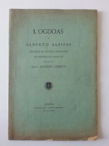 L'OGDOAS DI ALBERTO ALFIERI EPISODI DI STORIA GENOVESE IST. SORDO …