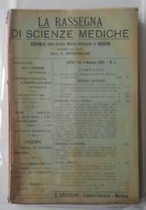 LA RASSEGNA DI SCIENZE MEDICHE SOCIETA' MEDICO CHIRURGICA DI MODENA …