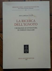 ANN LAWSON LUCAS LA RICERCA DELL'IGNOTO OLSCHKI 2000