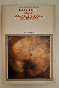 DAVID PUNTER STORIA DELLA LETTERATURA DEL TERRORE EDITORI RIUNITI 1985