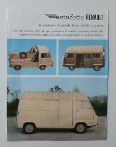 RENAULT ESTAFETTE BROCHURE