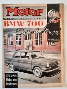 MOTOR RIVISTA SETTIMANALE ITALIANO DEL MOTORE 1 GENNAIO 1961 ANNO …