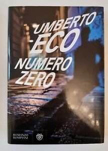 UMBERTO ECO NUMERO ZERO BOMPIANI 2015 1° EDIZIONE