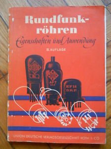 RUNDFUNK ROHREN VON L. RATHEISER UNION DEUTSCHE ... ROTH 1938