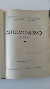 AUTOMOBILISMO SCUOLA DI APPLICAZIONE DELL'ARMA 1954