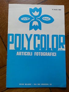 POLYCOLOR CATOLOGO ARTICOLI FOTOGRAFICI 1969 | Immagine Gallery 1
