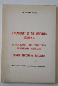 DR. SALAHI R. SONYEL DISPLACEMENT OF THE ARMENIANS DOCUMENTS 1978