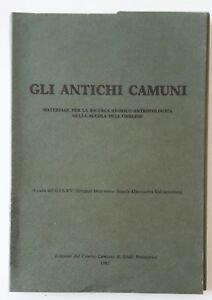 G.I.S.A.V. GLI ANTICHI CAMUNI CENTRO CAMUNO DI STUDI PREISTORICI 1982