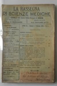 LA RASSEGNA DI SCIENZE MEDICHE SOCIETA' MEDICO CHIRURGICA DI MODENA …