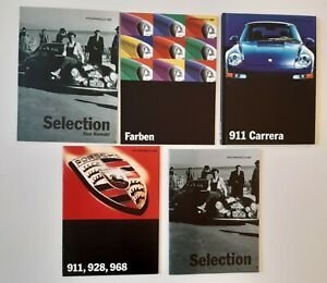 PORSCHE 911 928 968 BROCHURE 5 VOLUMI