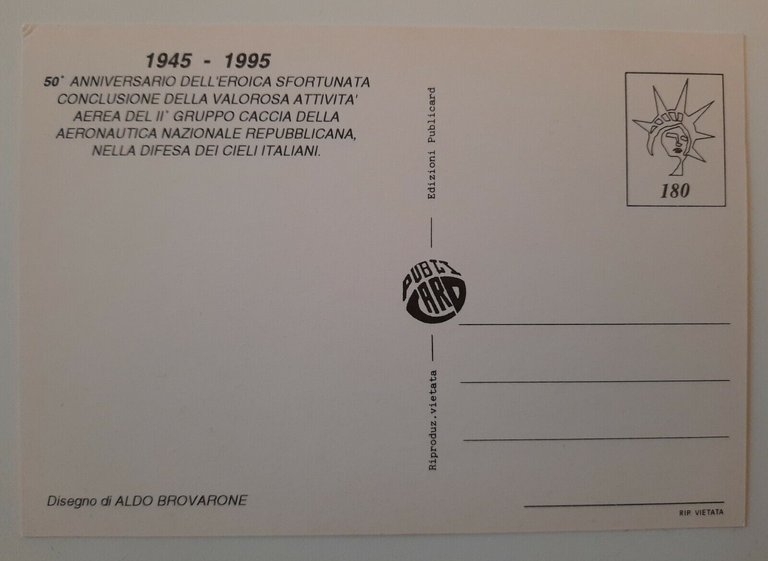 55 CARTOLINE AVIAZIONE 1945-1995 50° ANNIVERSARIO AERONAUTICA NAZ. REPUBBLICANA