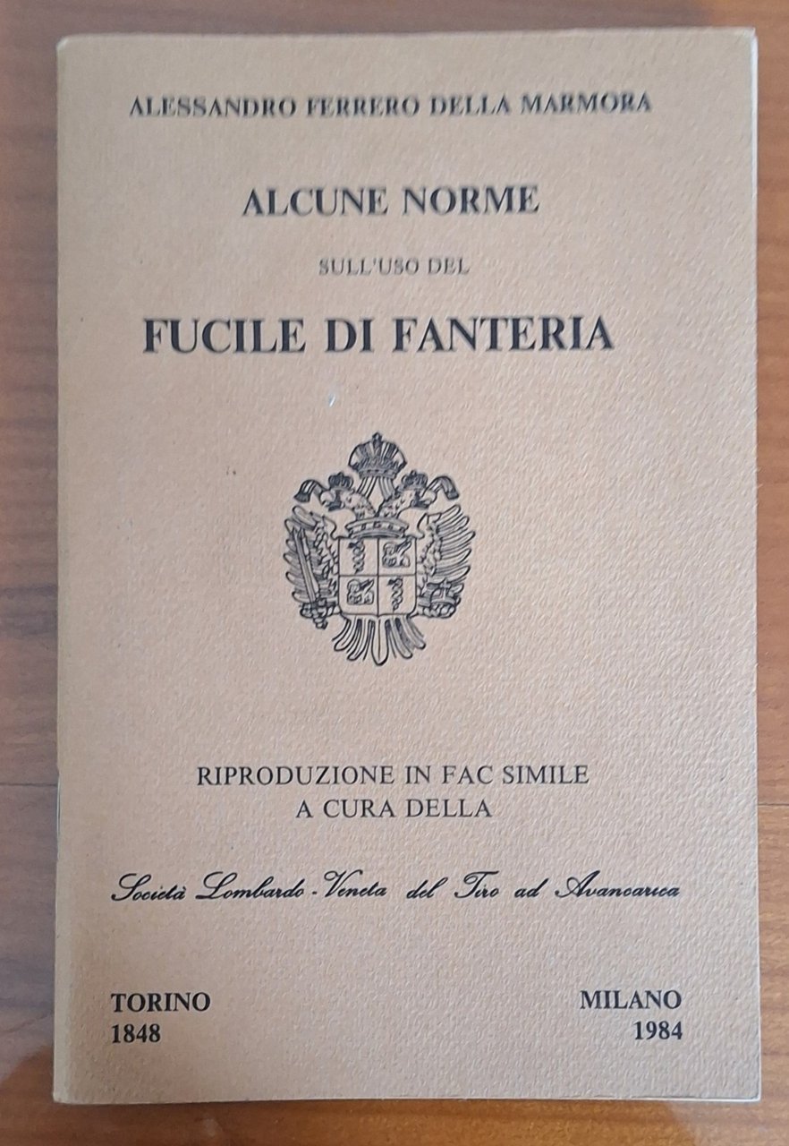 A. F. DELLA MARMORA ALUNE NORME SULL'USO DEL FUCILE DI … | Immagine principale