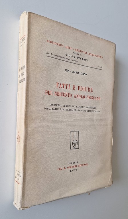 A.M. CRINO' FATTI R FIGURE DEL SEICENTO ANGLO TOSCANO OLSCHKI … | Immagine Gallery 2