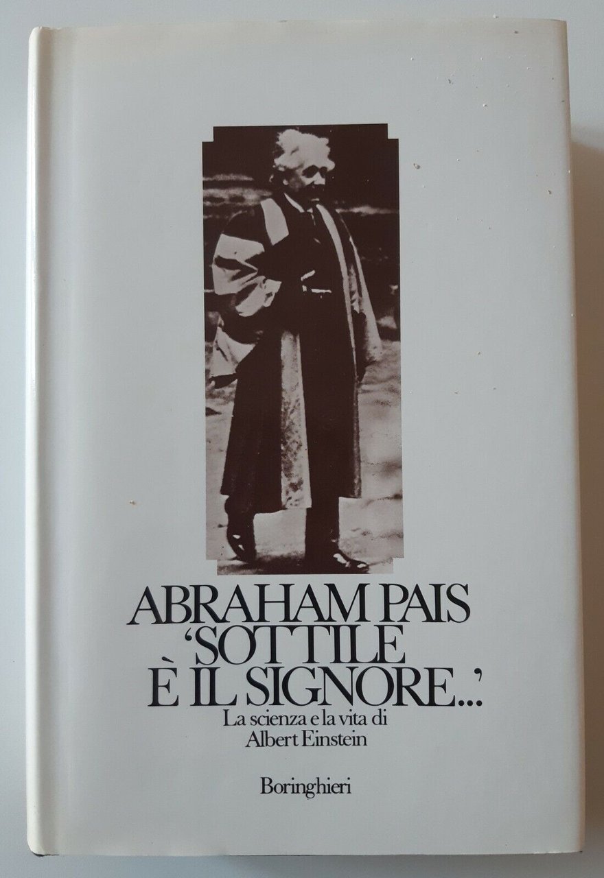 ABRAHAM PAIS SOTTILE E' IL SIGNORE BORINGHIERI 1987