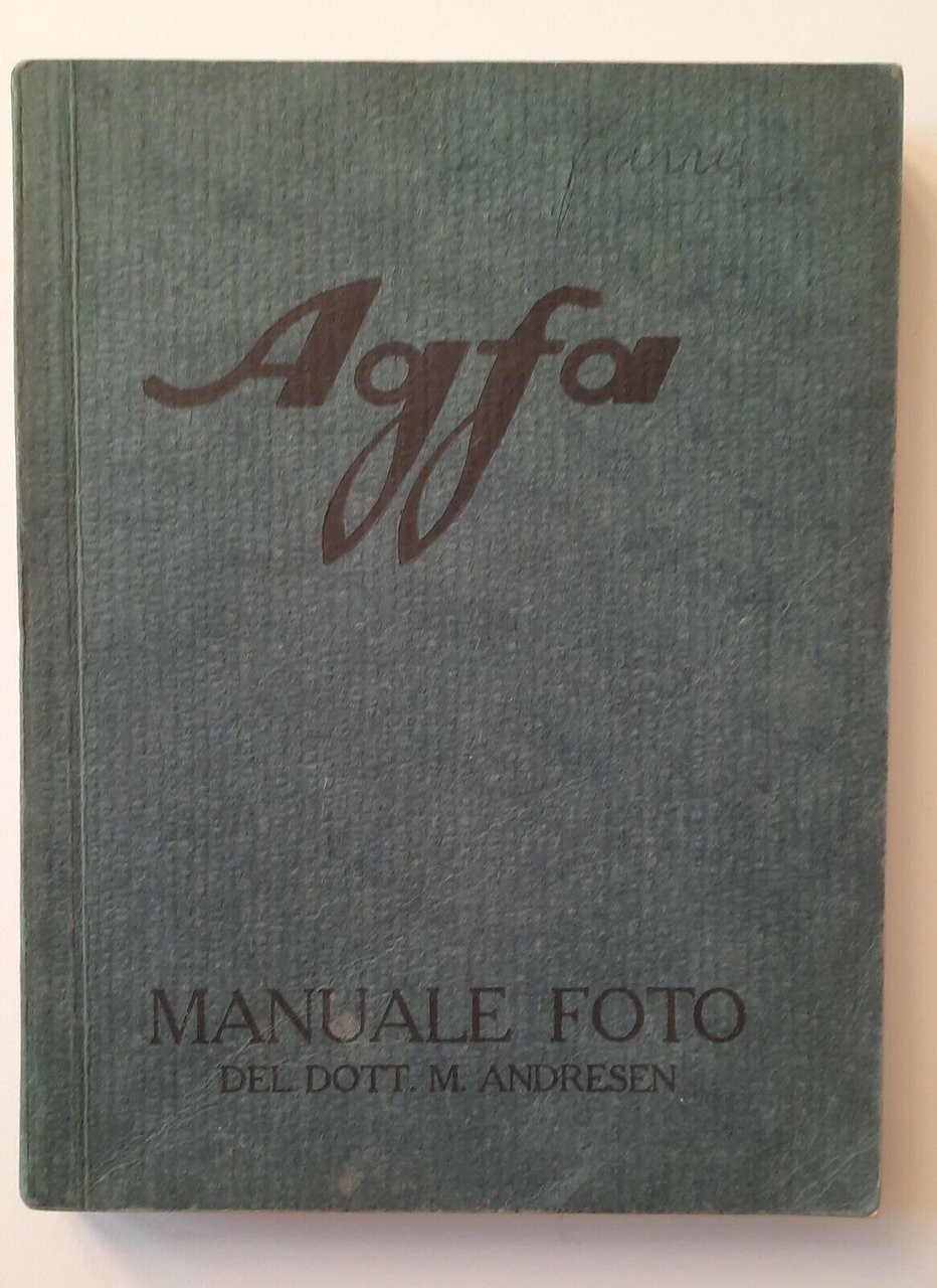 AGFA MANUALE FOTO DEL DOTT. M. ANDERSEN PRIMO 900