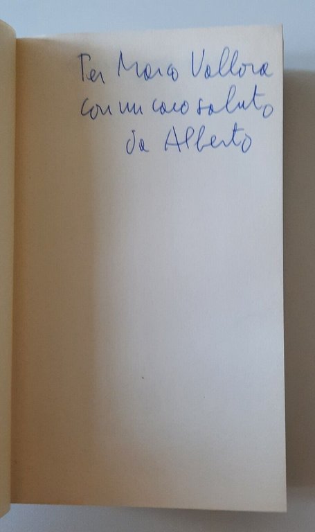 ALBERTO ARBASINO PARIGI O CARA ADELPHI 1995 AUTOGRAFATO