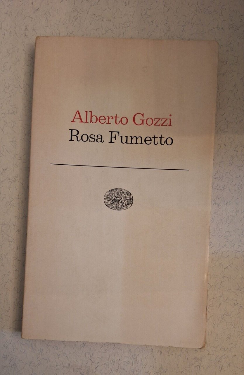 ALBERTO GOZZI ROSA FUMETTO EINAUDI 1978