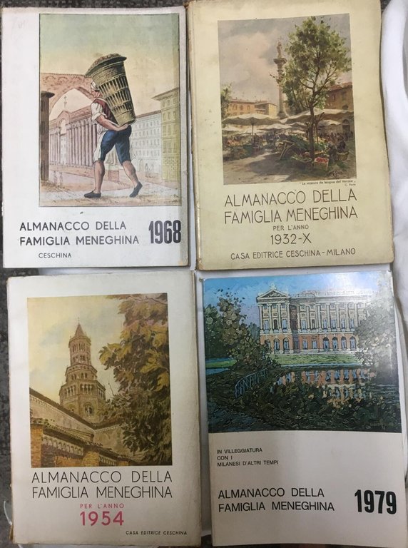 ALMANACCO DELLA FAMIGLIA MENEGHINA DAL 1932 AL 1942 E DAL …