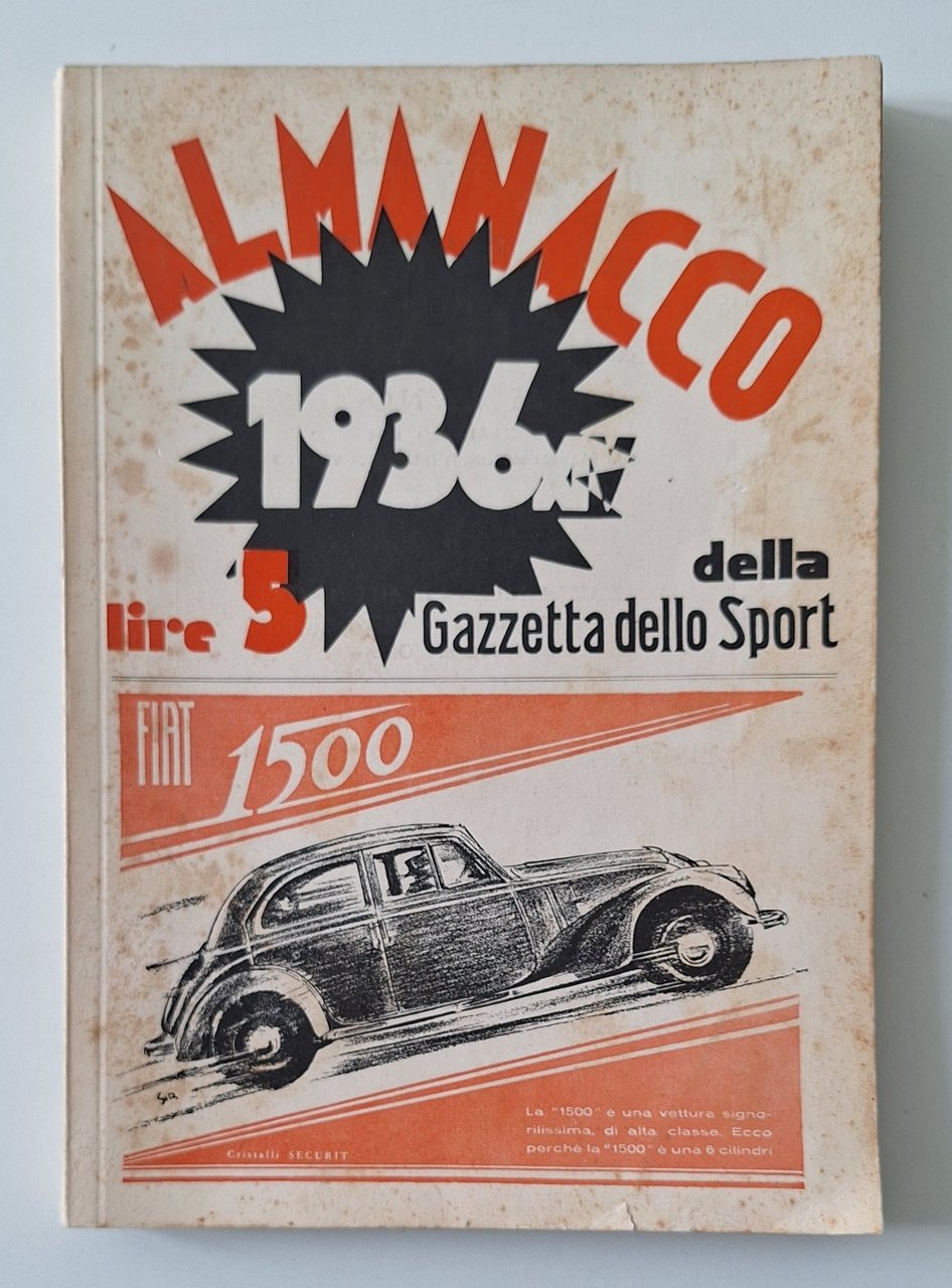 ALMANACCO DELLA GAZZETTA DELLO SPORT 1936 | Immagine principale