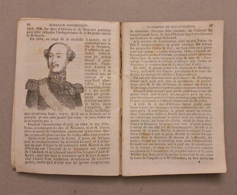 ALMANACH PROPHETIQUE PITTORESQUE ET UTILE POUR 1843 PARIS LAVIGNE AUBERT