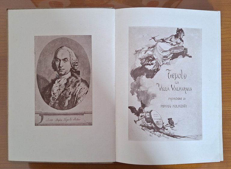 ANDREA MOLMENTI TIEPOLO LA VILLA VALMARANA ED. F. ONGANIA 1928