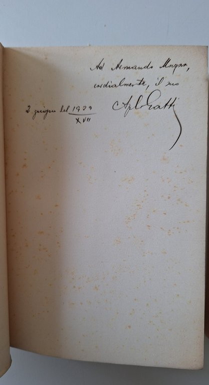 ANGELO GATTI ANCORAGGI / LATERRA MONDADORI 1938 / 1939 AUTOGRAFATI …