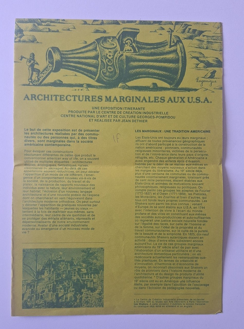 ARCHITECTURES MARGINALE AUX USA 1976