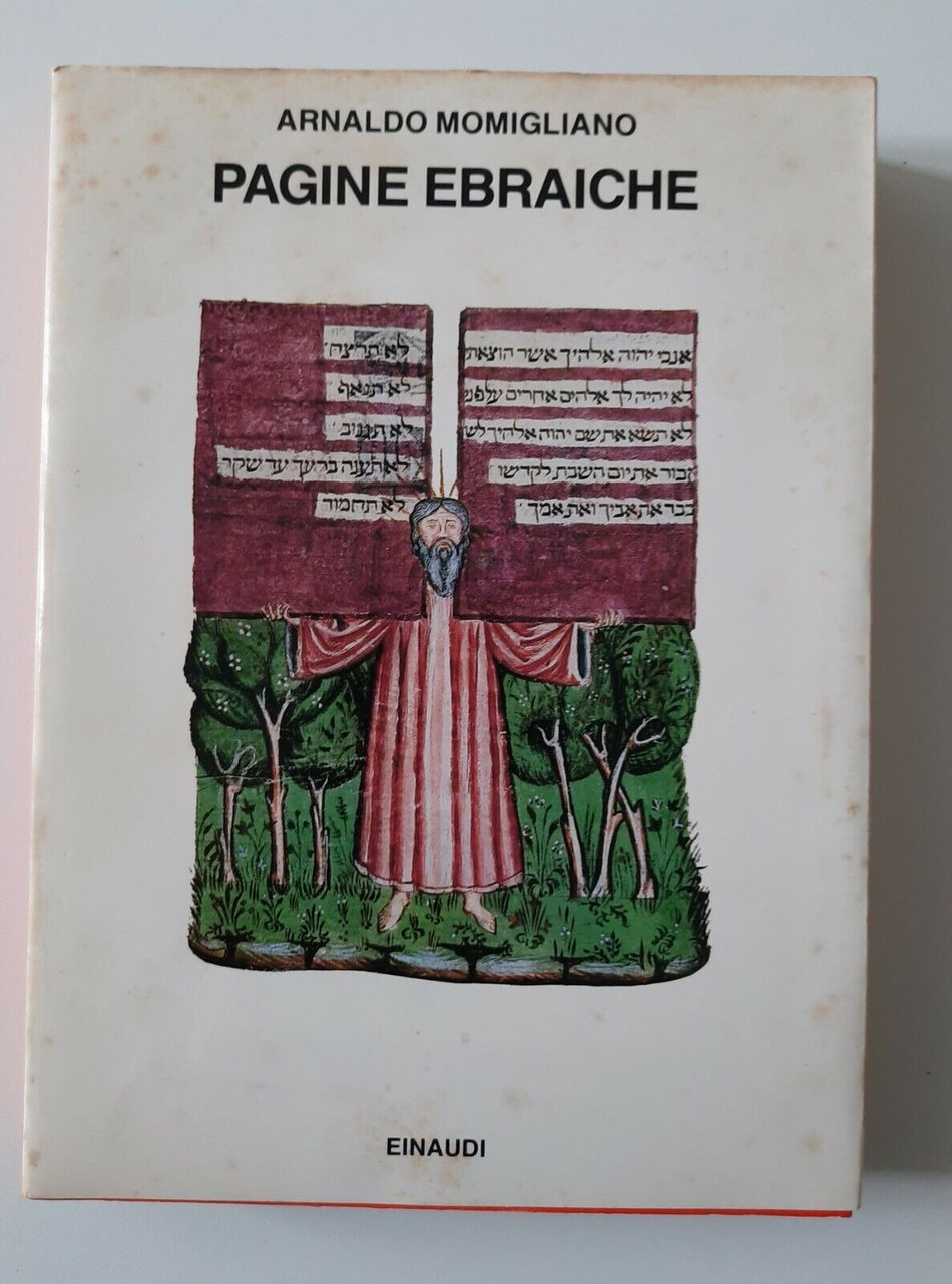 ARNALDO MOMIGLIANO PAGINE BIANCHE EINAUDI 1987