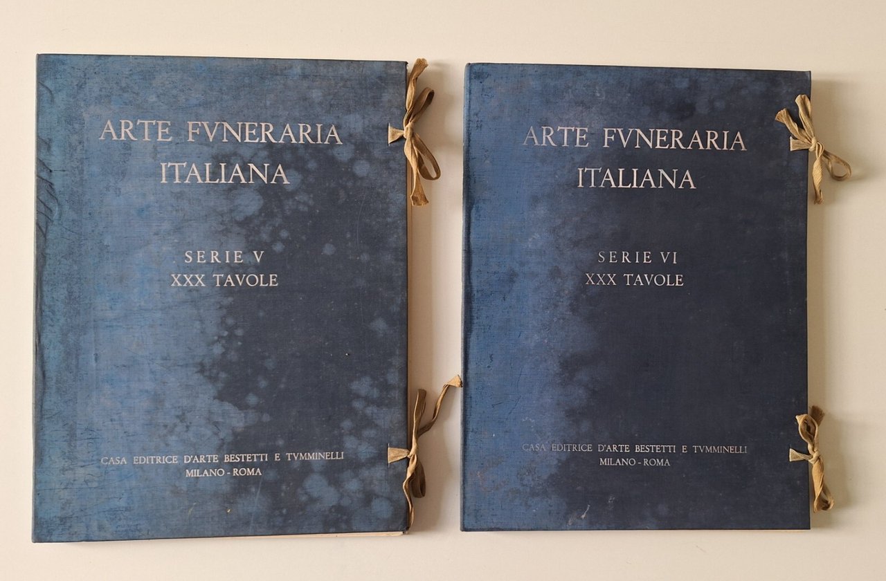 ARTE FUNERARIA ITALIANA SERIE V - VI BESTETTI TUMINELLI 2 …