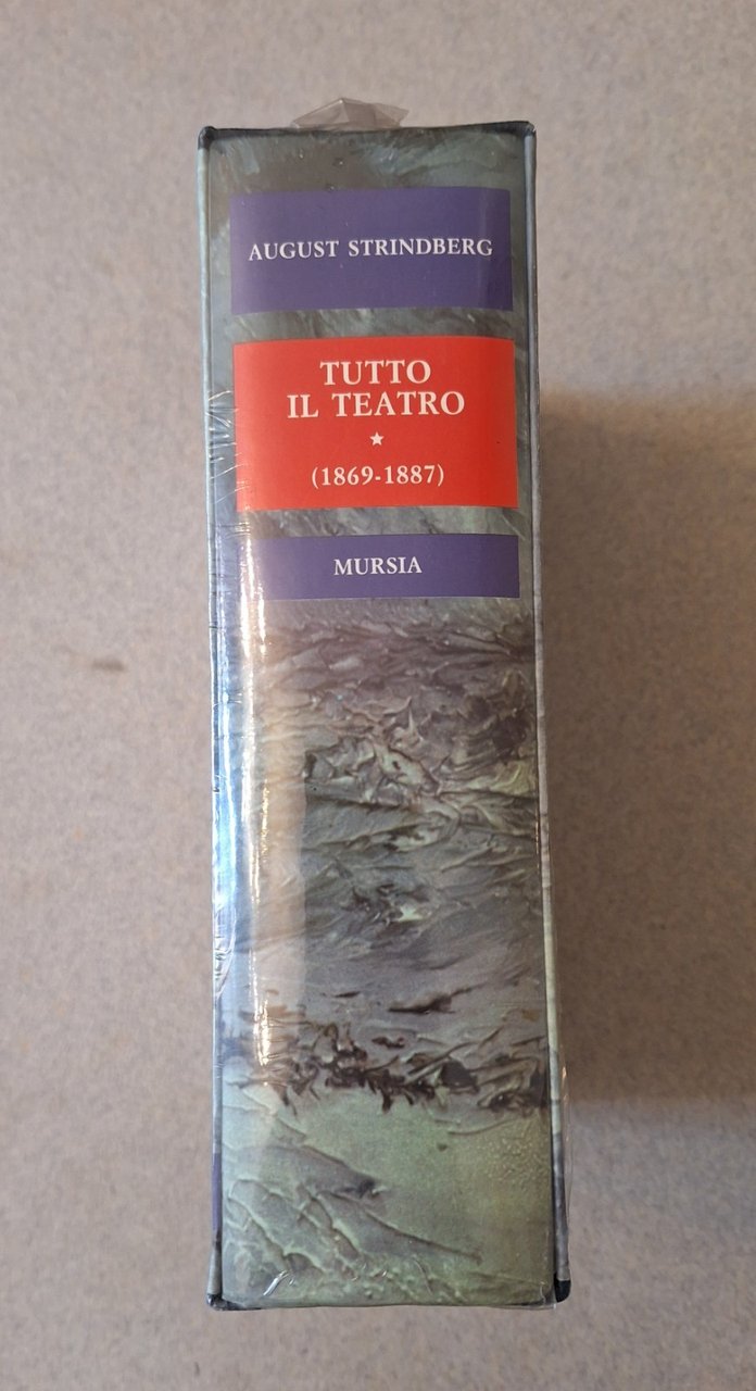 AUGUST STRINDBERG TUTTO IL TEATRO 1869-1887 MURSIA SIGILLATO