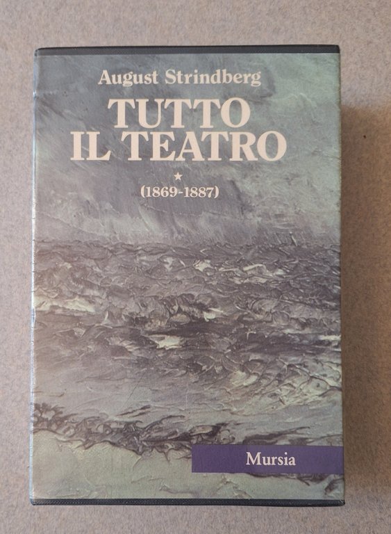AUGUST STRINDBERG TUTTO IL TEATRO 1869-1887 MURSIA SIGILLATO