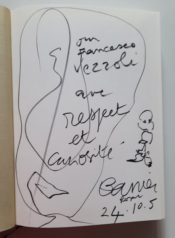 BANIER PERDRE LA TETE GALLIMARD 2005 AUTOGRAFATO
