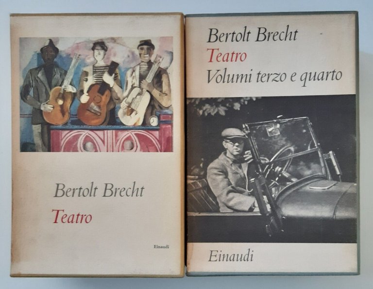 BERTOLD BRECHT TEATRO I MILLENNI EINAUDI 1961 4 VOLUMI