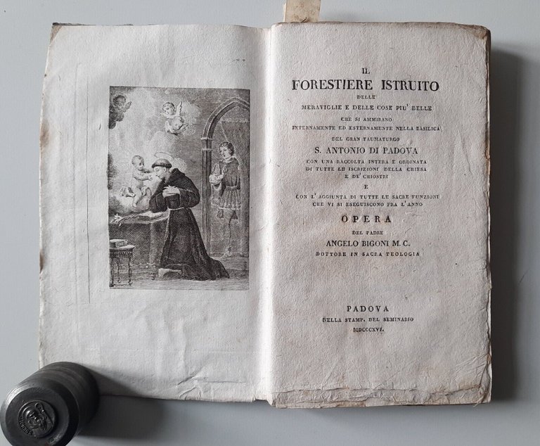 BIGONI IL FORESTIERE ISTRUITO MERAVIGLIE CHE SI AMMIRANO S. ANTONIO …