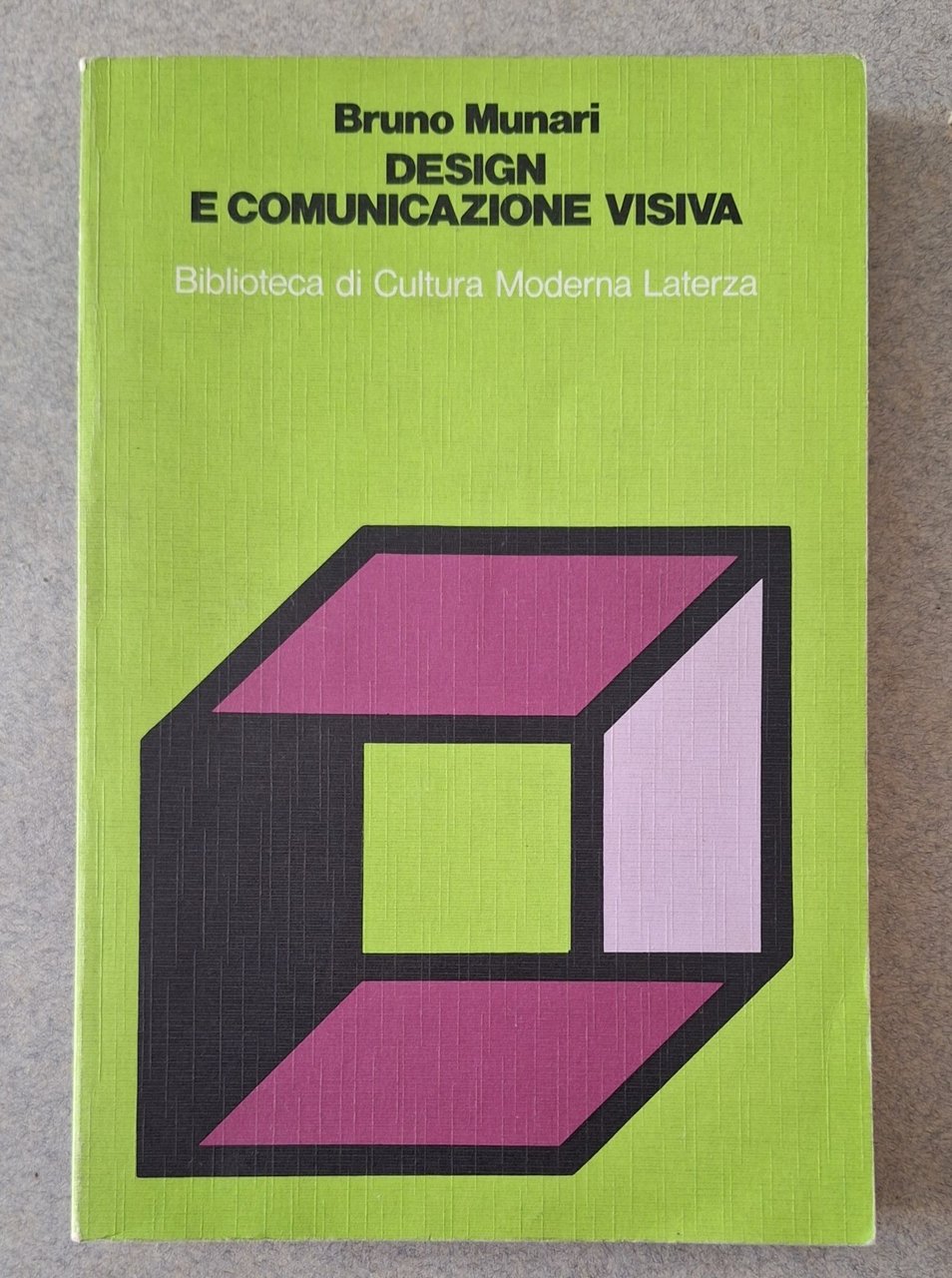 BRUNO MUNARI DESIGN E COMUNICAZIONE VISIVA LATERZA 1991