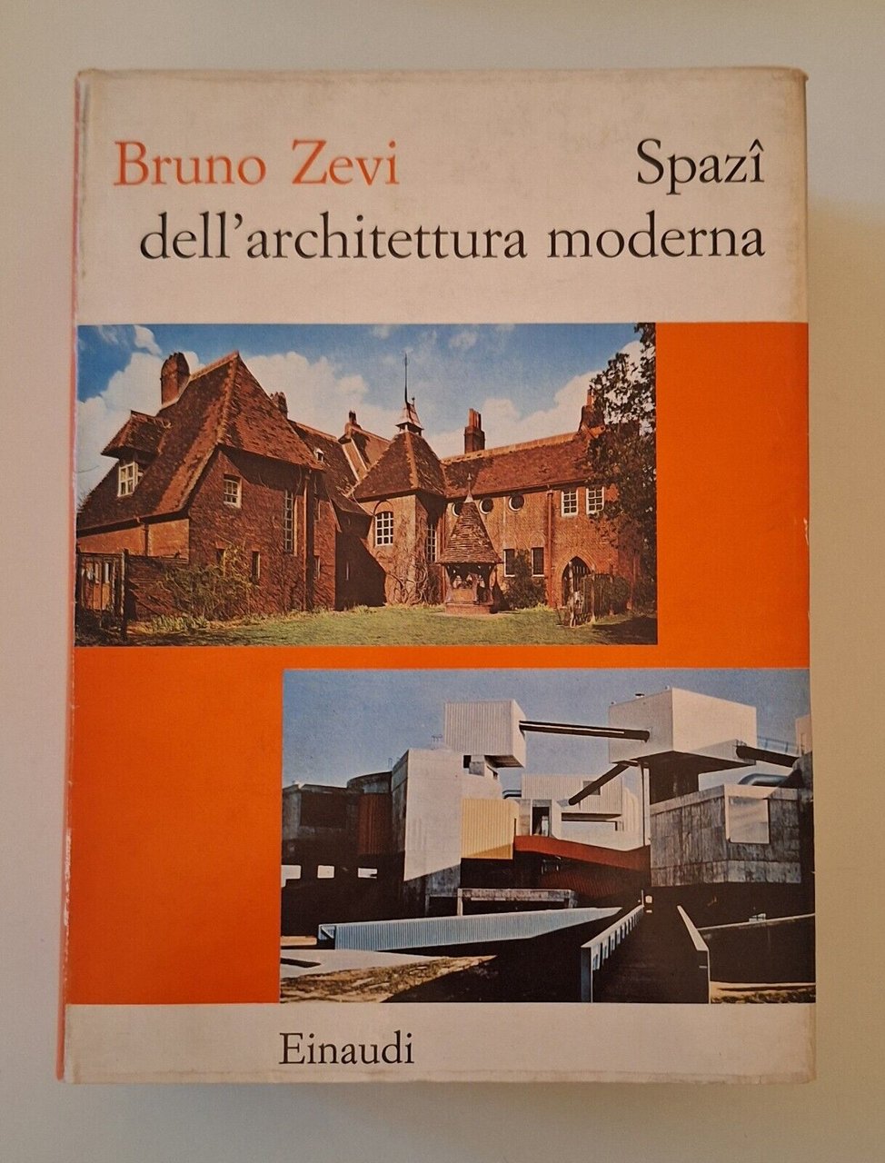 BRUNO ZEVI SPAZI DELL'ARCHITETTURA MODERNA EINAUDI 1973
