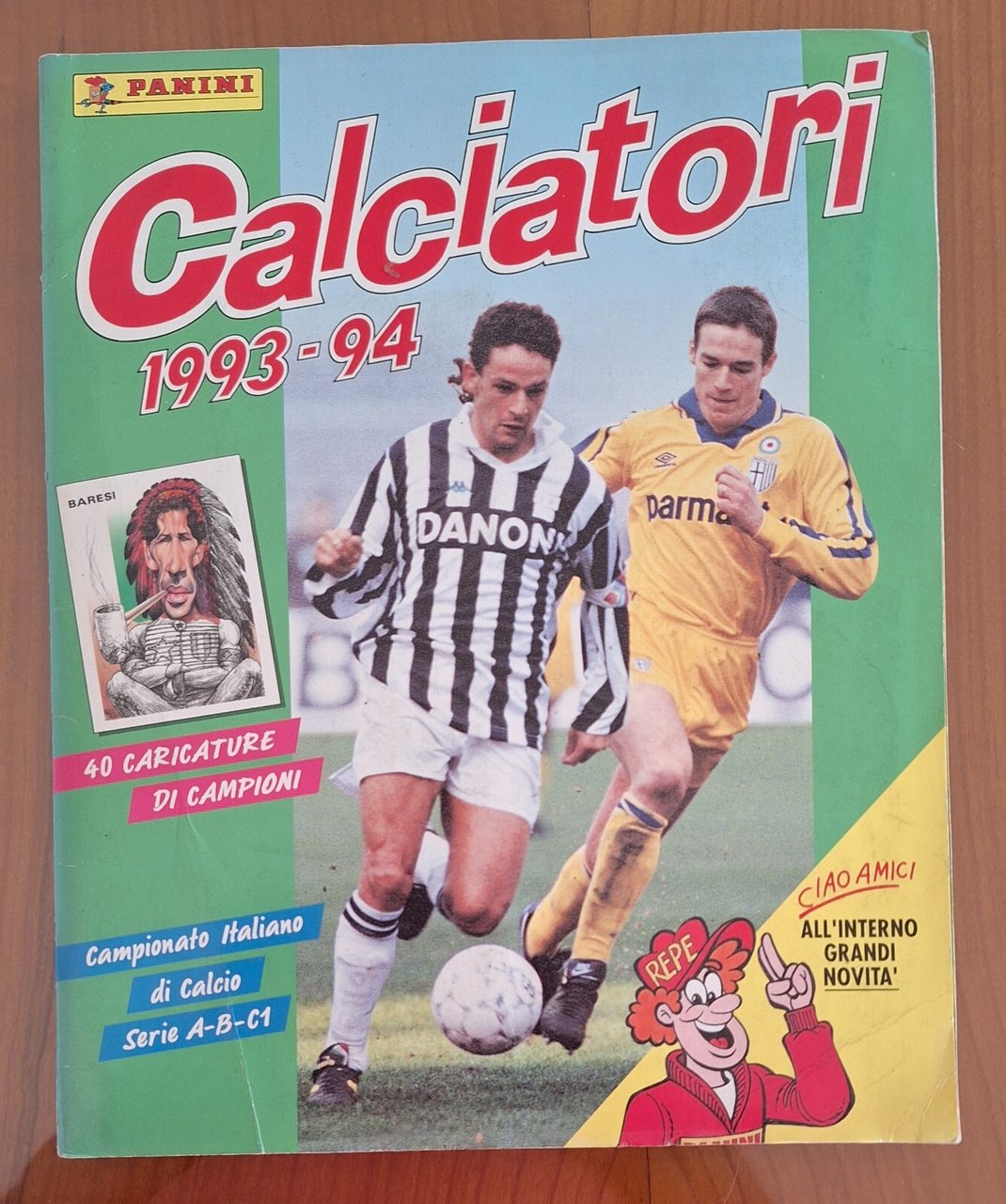 CALCIATORI 1993-94 FIGURINE PANINI ALBUM SCOMPLETO