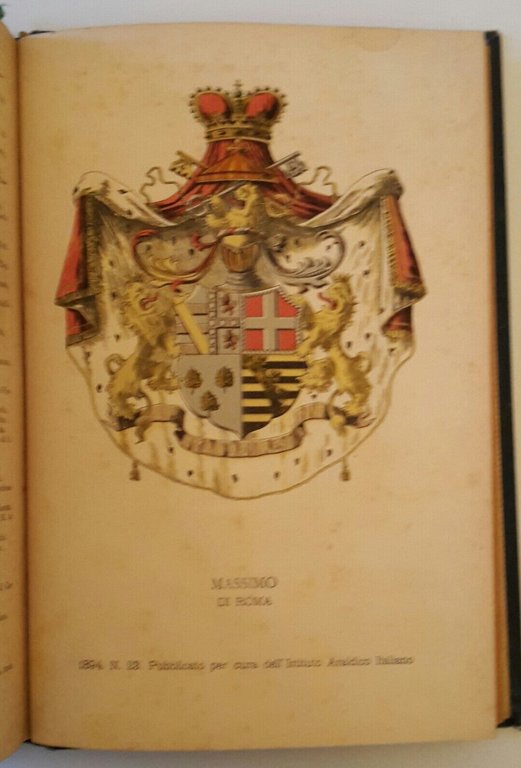 CALENDARIO D'ORO ANNO VI 1894 PUBB. DELL'ISTITUTO ARALDICO ITALIANO
