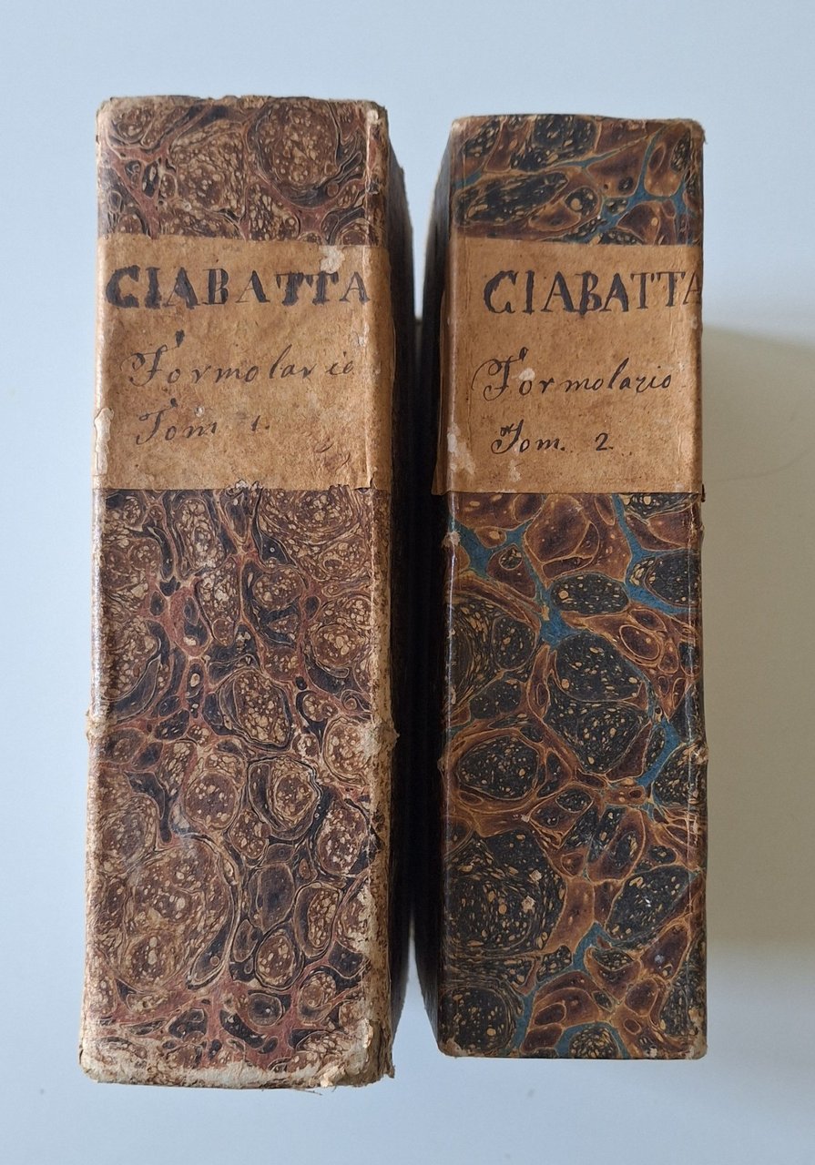 CAMILLO CIABATTA FORMOLARIO DEGLI ATTI PRESCRITTI GIUNCHI E MENICANTI 1835 …