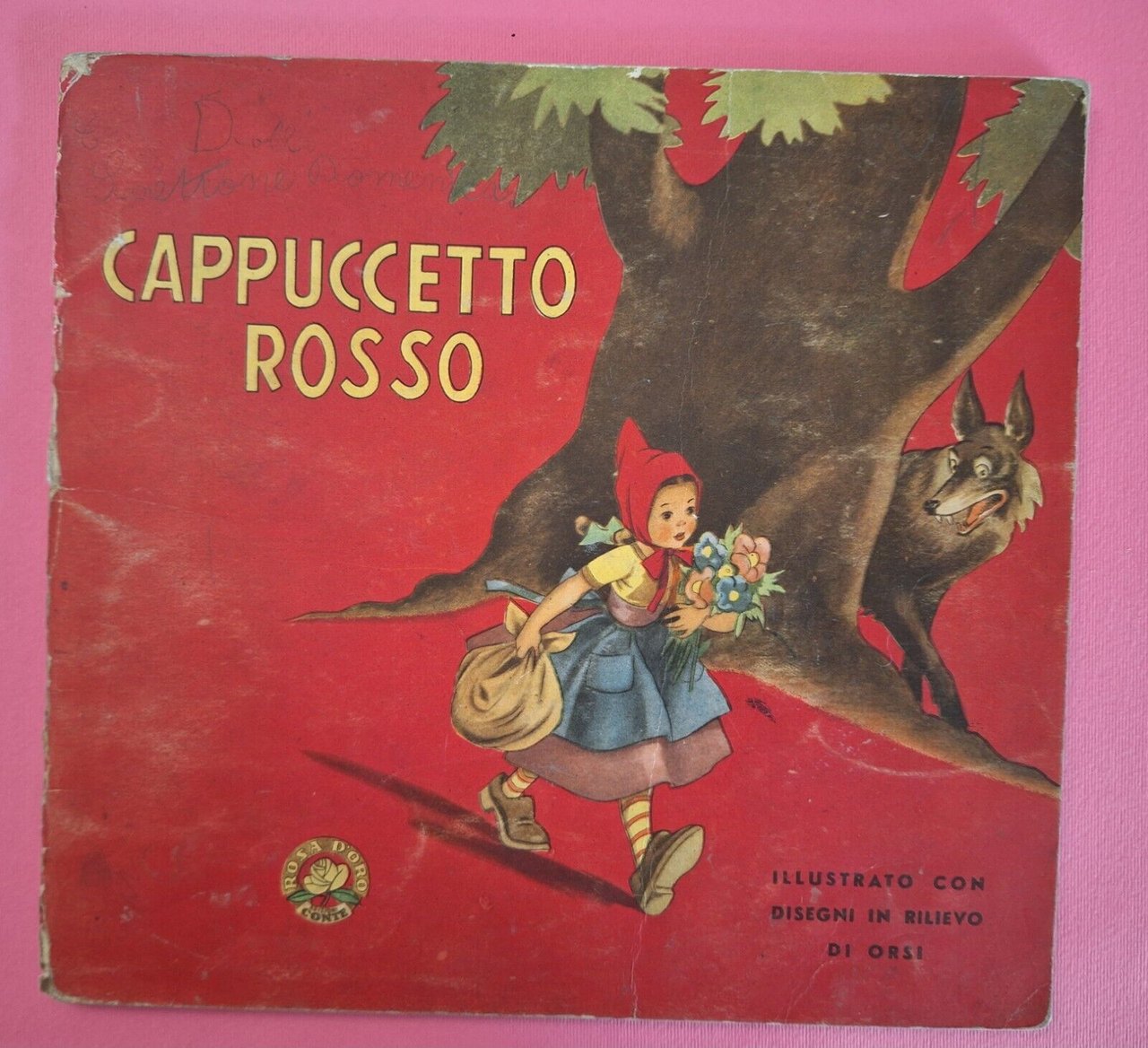 CAPPUCCETTO ROSSO ILLUSTRATO CON DISEGNI IN RILIEVO DI ORSI ED. …