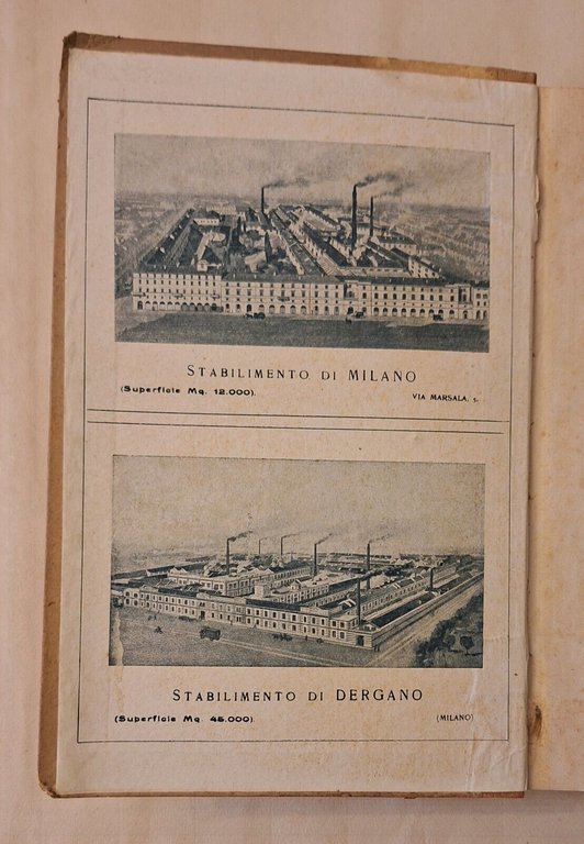CARLO ERBA MILANO CATALOGO GENERALE 1925
