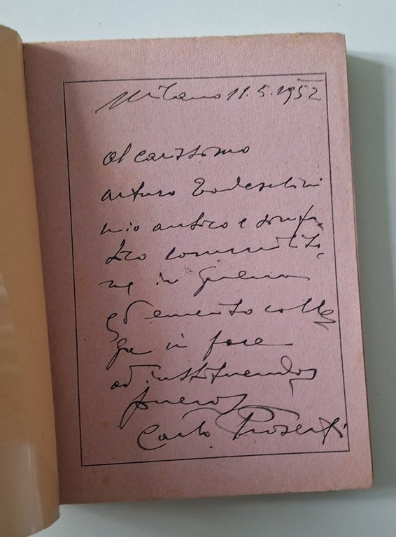 CARLO PROSERPI ROS LIRICHE ED. MARCHESINI 1952 | Immagine Gallery 2