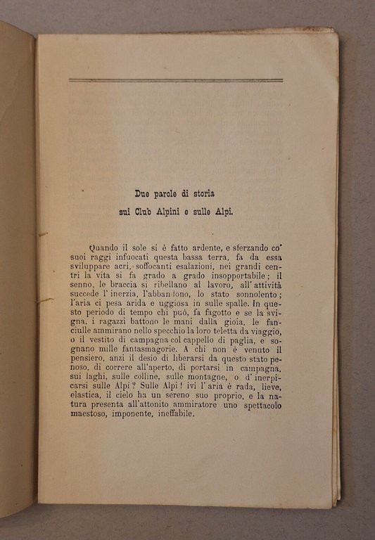 CARRARA ZANOTTI LE ALPI E GLI ALPINISTI BERGAMO 1875 TIP. …